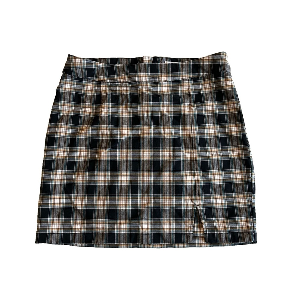 Garage plaid miniskirt